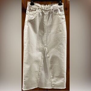 Zara White Denim Skirt The 90's Collection Size XS